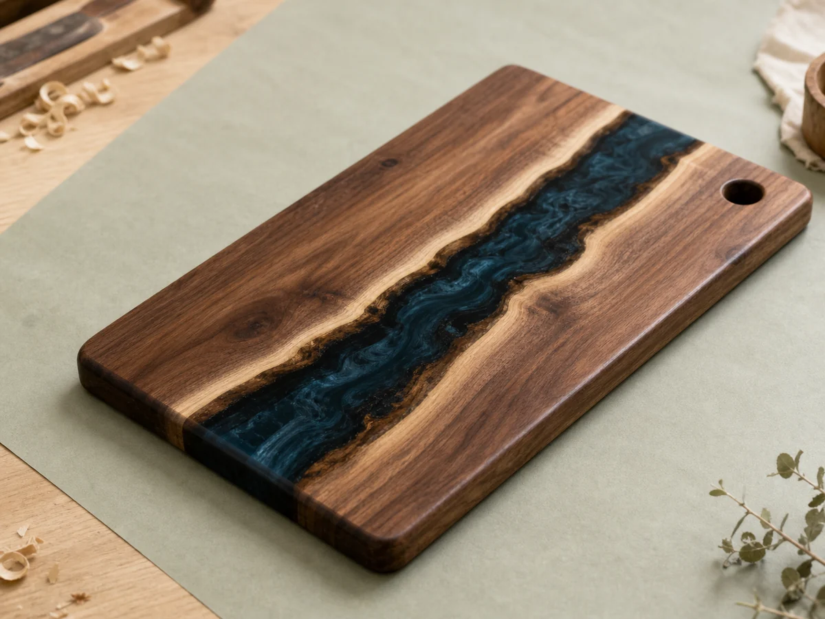 Epoxy River Meat Board